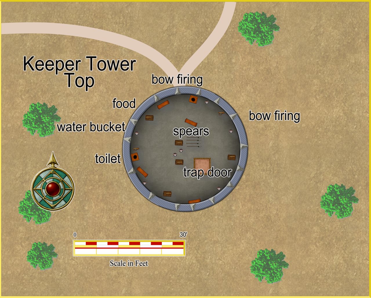 Nibirum Map: keeper tower top by JimP